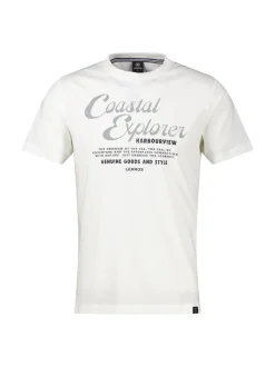 LERROS Herren T-Shirt in weiß