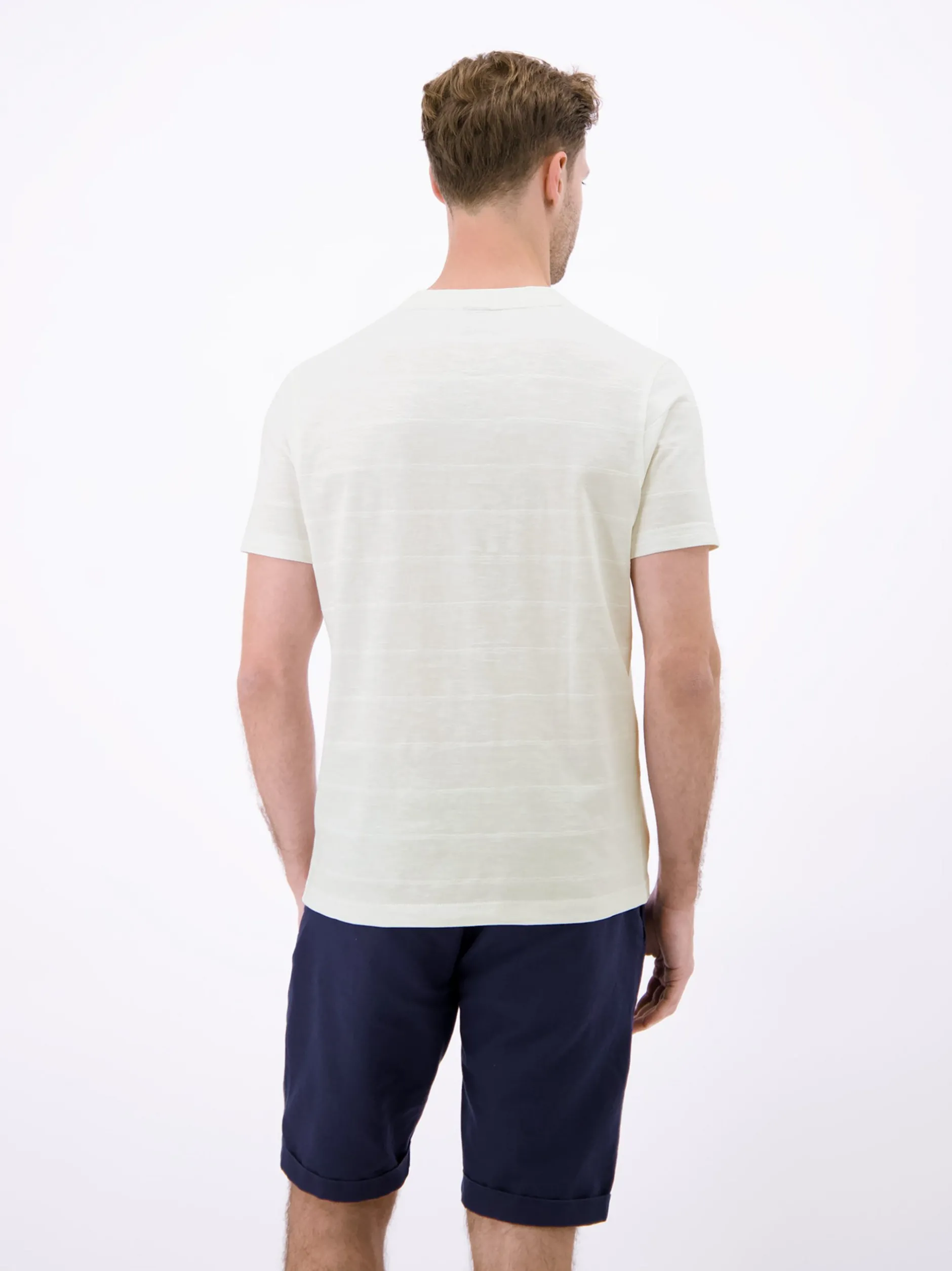 LERROS Herren T-Shirt in weiß