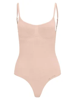 Les Lunes Damen Ärmelloser Body in rosa