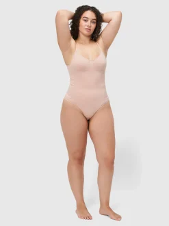 Les Lunes Damen Ärmelloser Body in rosa