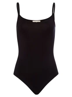 Les Lunes Damen Ärmelloser Body in schwarz