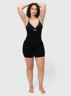 Les Lunes Damen Shapinghose in schwarz