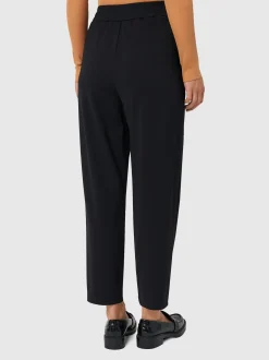 Les Lunes Damen Stoffhose in schwarz