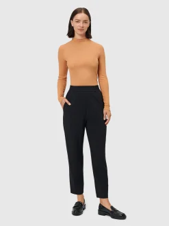 Les Lunes Damen Stoffhose in schwarz
