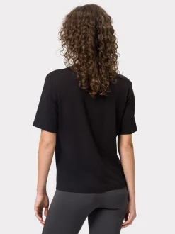 Les Lunes Damen T-Shirt in schwarz - Ärmel: kurzarm