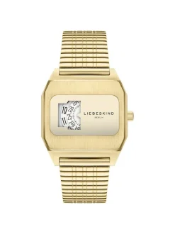 Liebeskind Berlin Damen Armbanduhr - Vinyl Vision in gold
