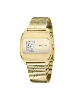 Liebeskind Berlin Damen Armbanduhr - Vinyl Vision in gold