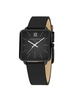 Liebeskind Berlin Damen Armbanduhr - The Classic Square in schwarz