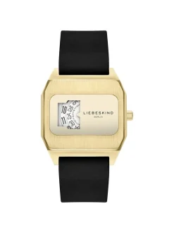 Liebeskind Berlin Damen Armbanduhr - Vinyl Vision in schwarz