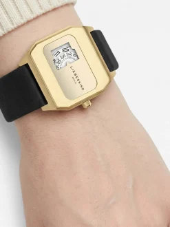 Liebeskind Berlin Damen Armbanduhr - Vinyl Vision in schwarz