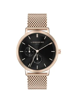 Liebeskind Berlin Damen Armbanduhr - Clean Multifunction in roségold
