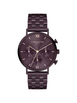 Liebeskind Berlin Damen Armbanduhr - Small Modern Chronograph in lila