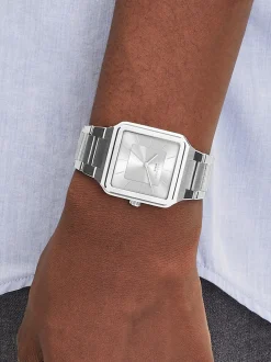 Liebeskind Berlin Damen Armbanduhr - The Square Minimalist in silber