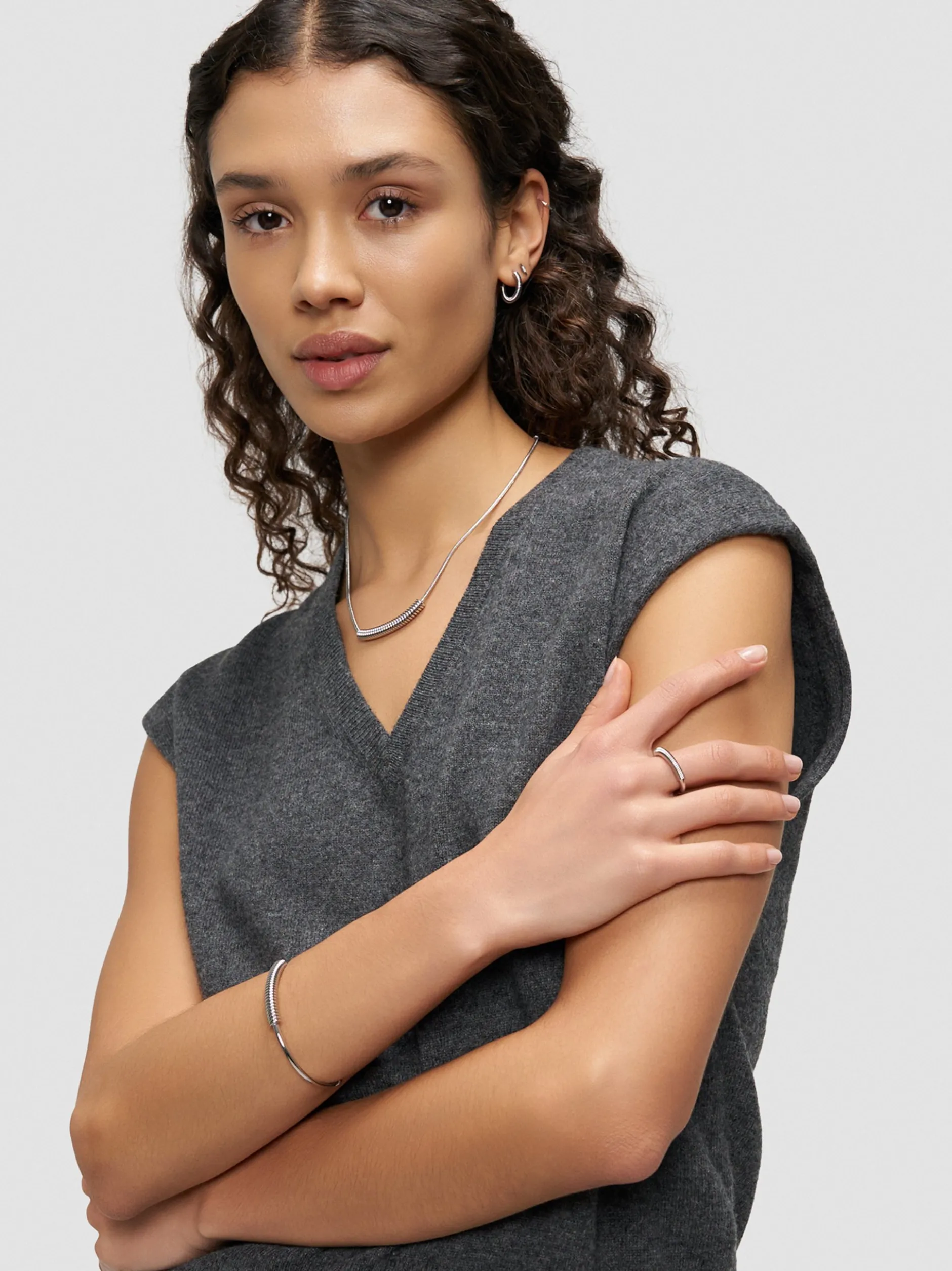 Liebeskind Berlin Damen Armband - Twist in silber