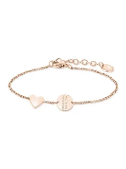 Liebeskind Berlin Damen Armband - You're my happy place in roségold