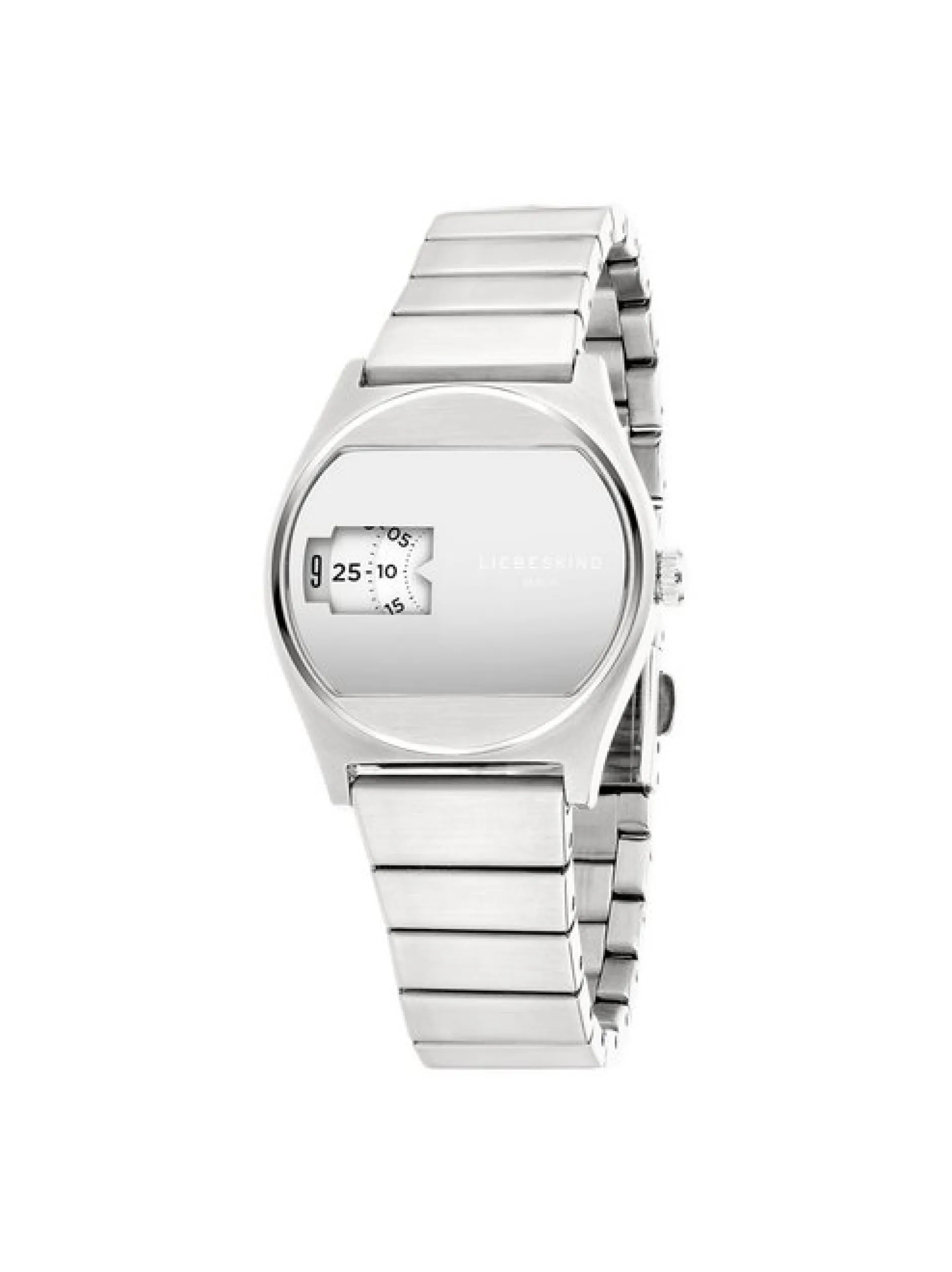 Liebeskind Berlin Damen Armbanduhr - Round Vinyl Vision in silber
