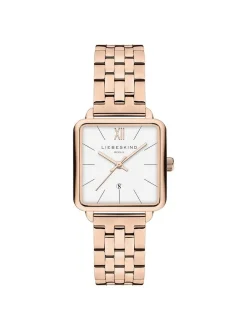 Liebeskind Berlin Damen Armbanduhr - The Classic Square in weiß