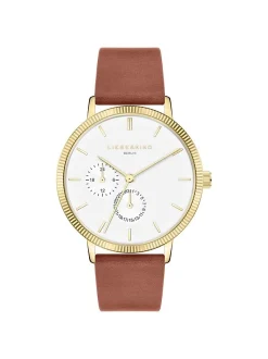 Liebeskind Berlin Damen Armbanduhr - Clean Multifunction in braun