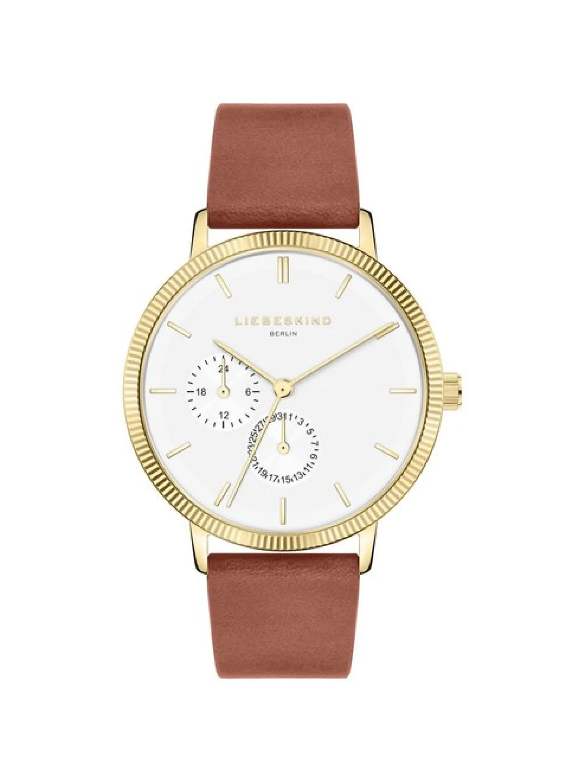 Liebeskind Berlin Damen Armbanduhr - Clean Multifunction in braun