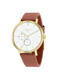 Liebeskind Berlin Damen Armbanduhr - Clean Multifunction in braun