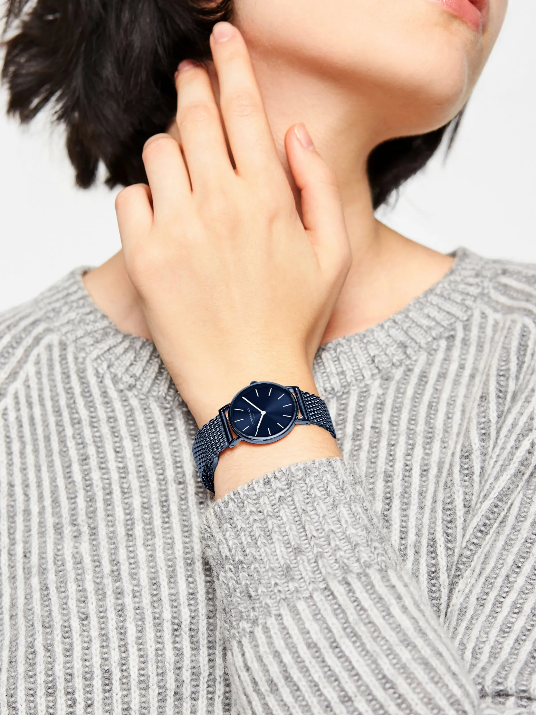 Liebeskind Berlin Damen Armbanduhr - The Slim Minimalist in blau