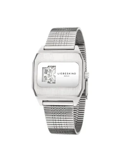 Liebeskind Berlin Damen Armbanduhr - Vinyl Vision in silber