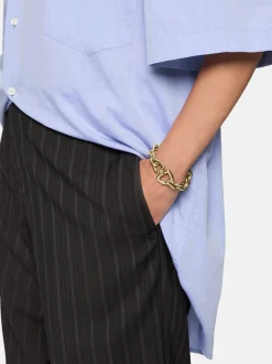 Liebeskind Berlin Damen Armband - The D-Link Statement in gold