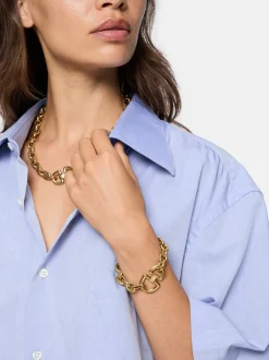 Liebeskind Berlin Damen Armband - The D-Link Statement in gold