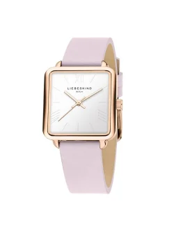 Liebeskind Berlin Damen Armbanduhr - The Classic Square in pink
