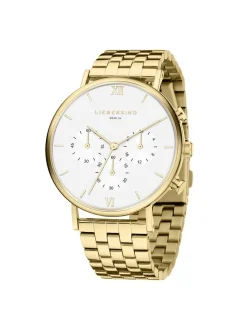 Liebeskind Berlin Damen Armbanduhr - Modern Chronograph in gold