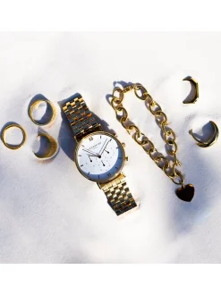 Liebeskind Berlin Damen Armbanduhr - Modern Chronograph in gold
