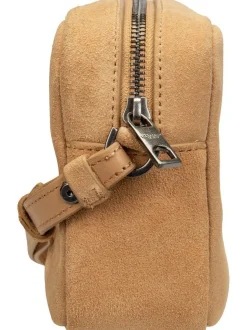 Liebeskind Berlin Damen Bodybag - Ella Camera S Suede in beige