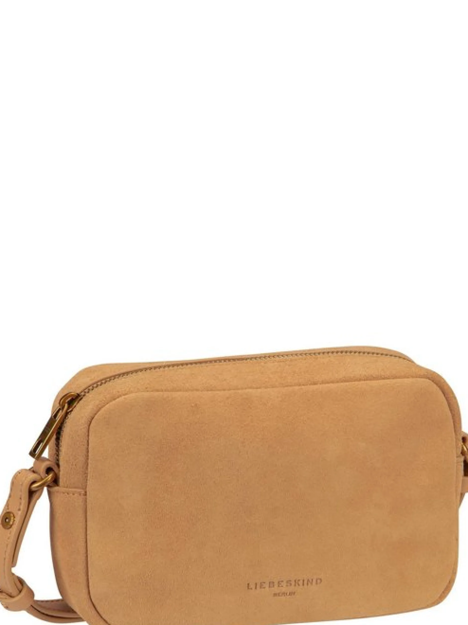 Liebeskind Berlin Damen Bodybag - Ella Camera S Suede in beige