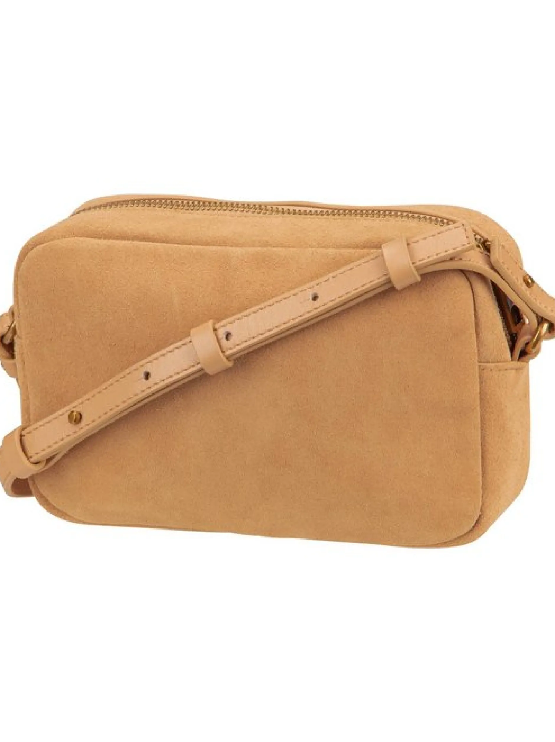 Liebeskind Berlin Damen Bodybag - Ella Camera S Suede in beige