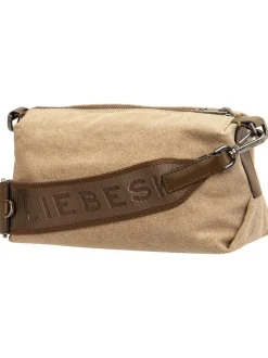 Liebeskind Berlin Damen Bodybag - Elvia Crossbody S Denim in beige