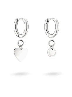 Liebeskind Berlin Damen Creolen - Layered Love in silber