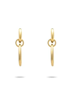 Liebeskind Berlin Damen Creolen - The D-Link Statement in gold