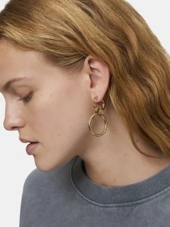 Liebeskind Berlin Damen Creolen - The D-Link Statement in gold