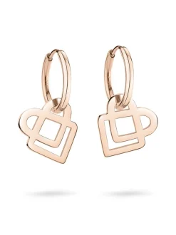 Liebeskind Berlin Damen Creolen - Icon in roségold