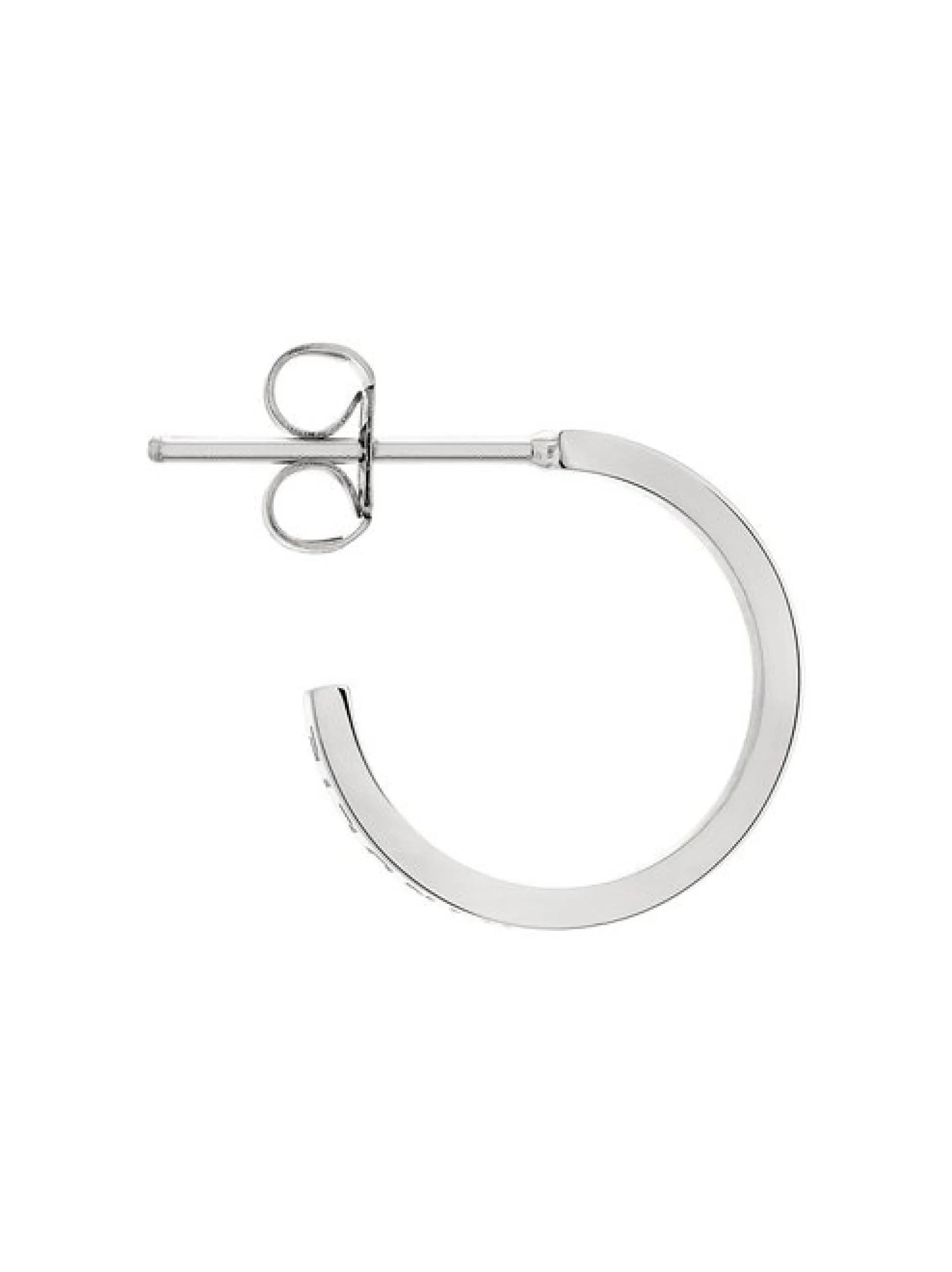 Liebeskind Berlin Damen Creolen - The Small Logo Hoops in silber