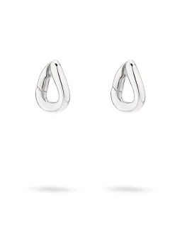 Liebeskind Berlin Damen Creolen - The Organic Creole in silber
