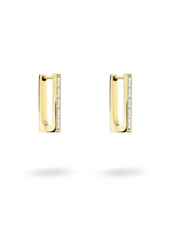 Liebeskind Berlin Damen Creolen - The Festive Mini Link Sparkle in gold