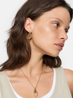 Liebeskind Berlin Damen Creolen - Modern Knot in gold
