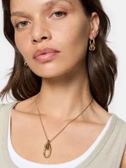 Liebeskind Berlin Damen Creolen - Modern Knot in gold