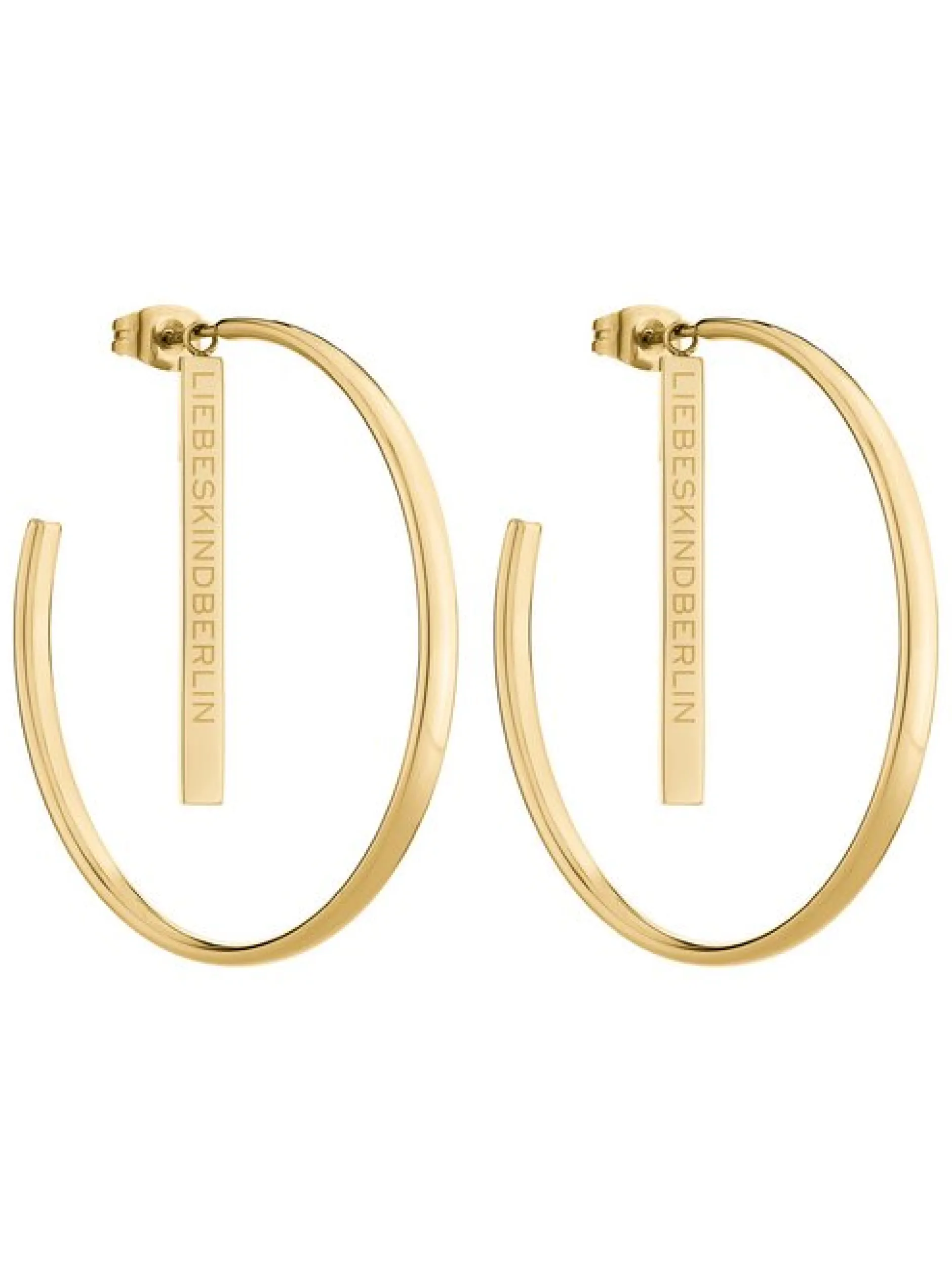 Liebeskind Berlin Damen Creolen - The Basic Small in gold