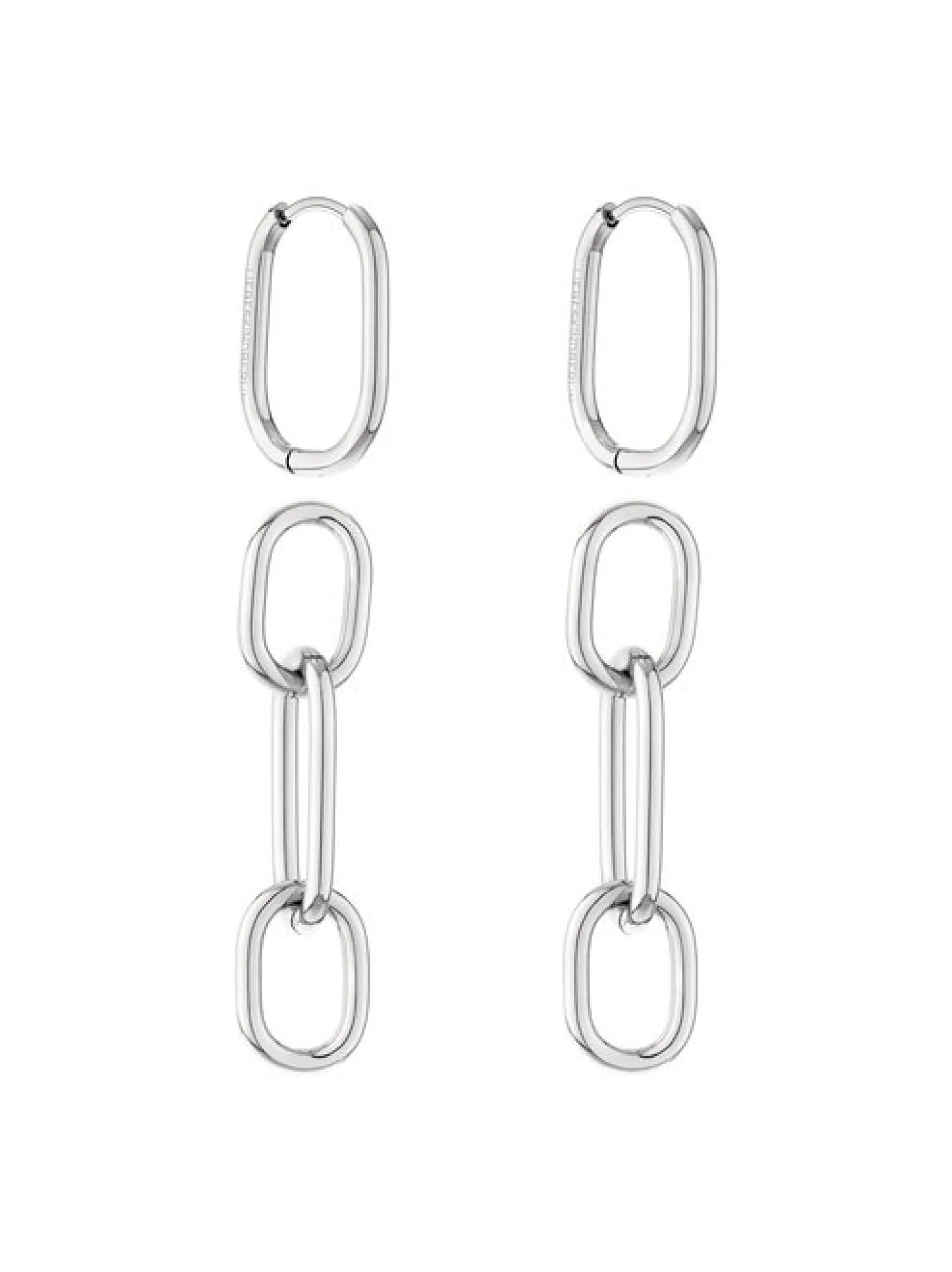 Liebeskind Berlin Damen Creolen - Wear it your Way in silber