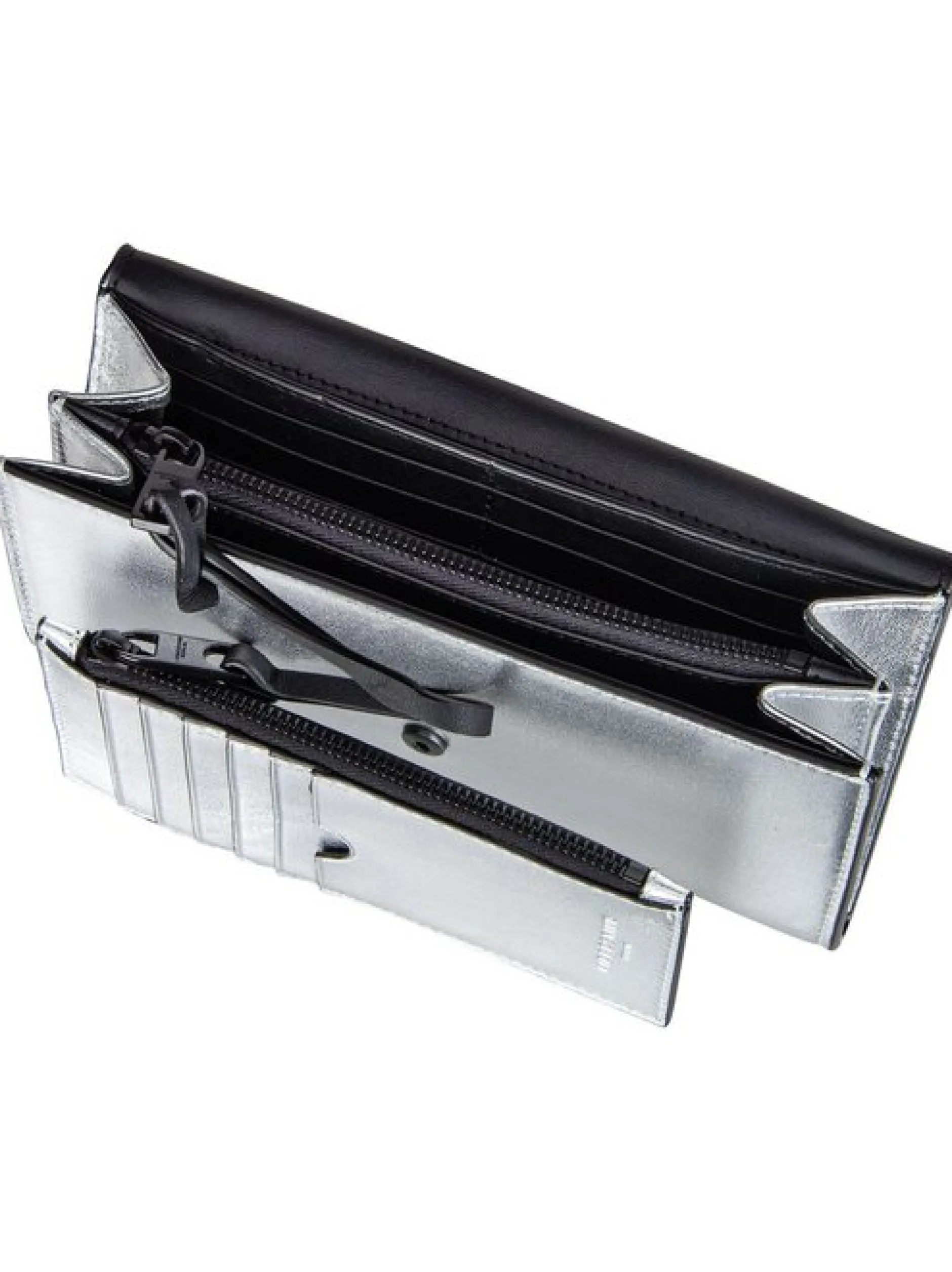 Liebeskind Berlin Damen Geldbörse - Hilla Valentina Silver L in silber