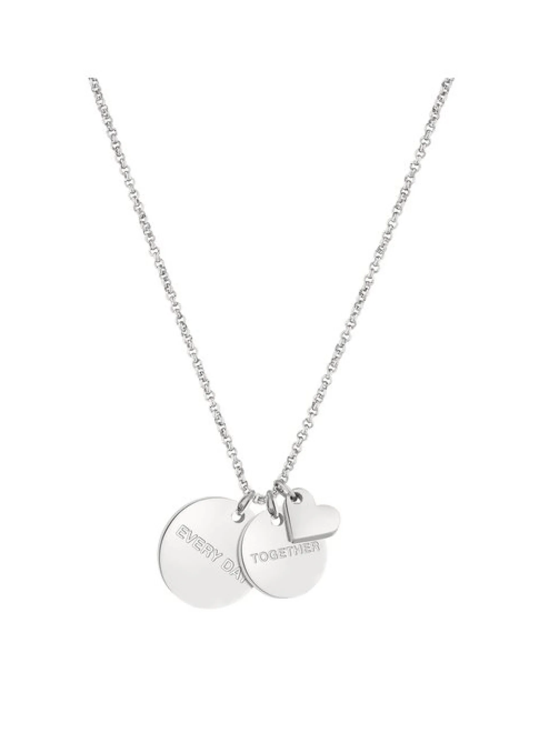 Liebeskind Berlin Damen Halskette - Together, Today, Everyday in silber