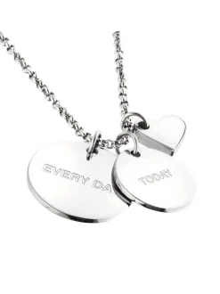 Liebeskind Berlin Damen Halskette - Together, Today, Everyday in silber