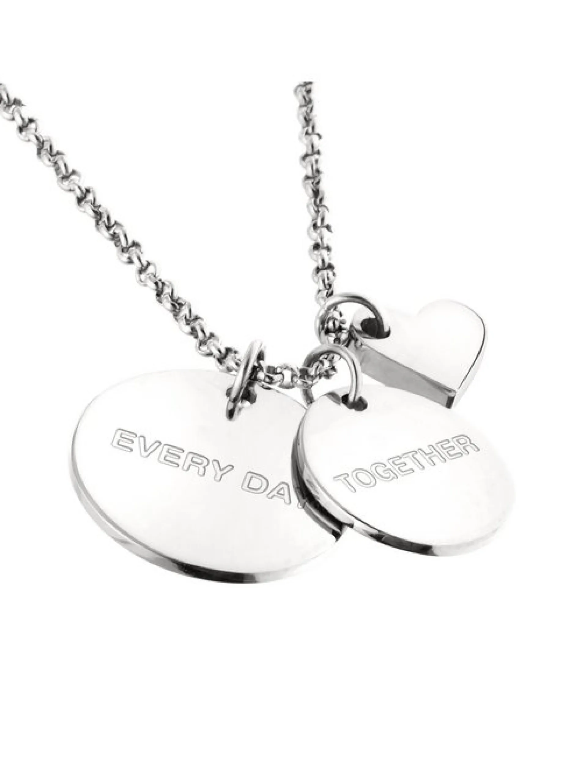 Liebeskind Berlin Damen Halskette - Together, Today, Everyday in silber